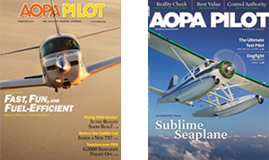 AOPA Magazine cover story Sublime Seaplane